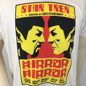 Star Trek Graphic Tee Spock Mirror Mirror Read